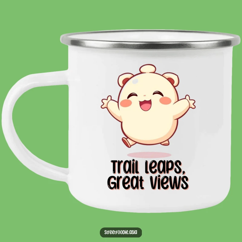 Funny Dumpling Joy Camping Mug: Your Cheerful Companion for Adventures