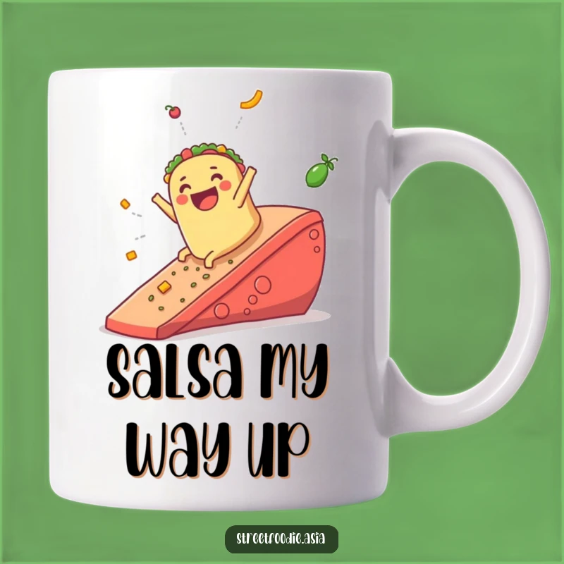 Funny Burrito Salsa Ramp Mug: Joyful Foodie Fun, Perfect Humorous Gift