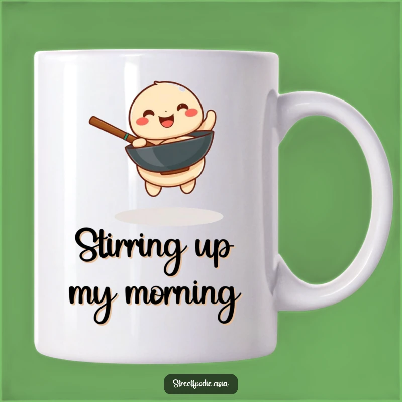 Funny Dumpling Wok Mug: Joyful Cooking Fun, Perfect Humorous Gift