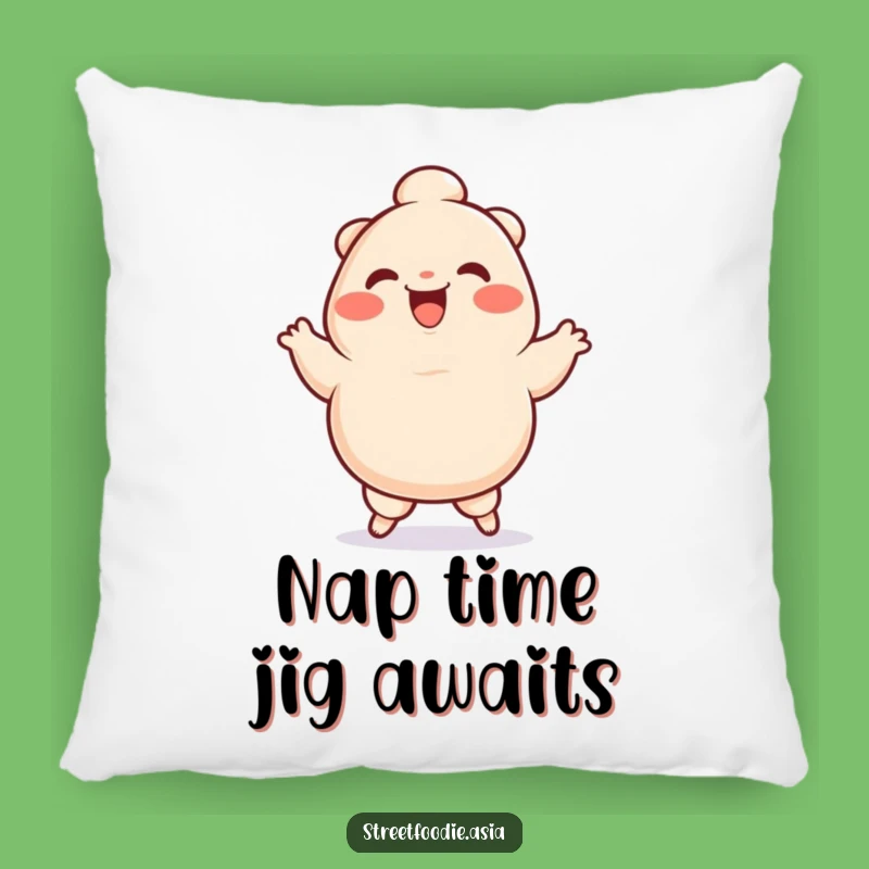 Funny Dumpling Jig Pillow: Soft Comfort with a Hilarious Character Design