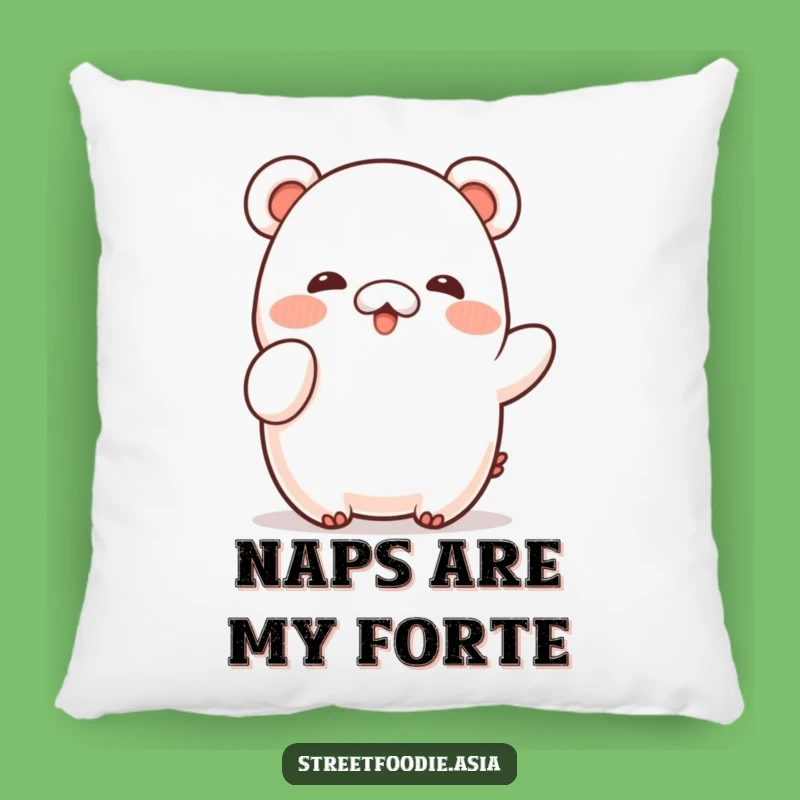 Funny Shy Bao Wave Pillow: Soft Comfort with an Adorable Character
