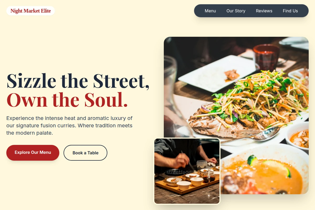 Curry Asian Fusion Food