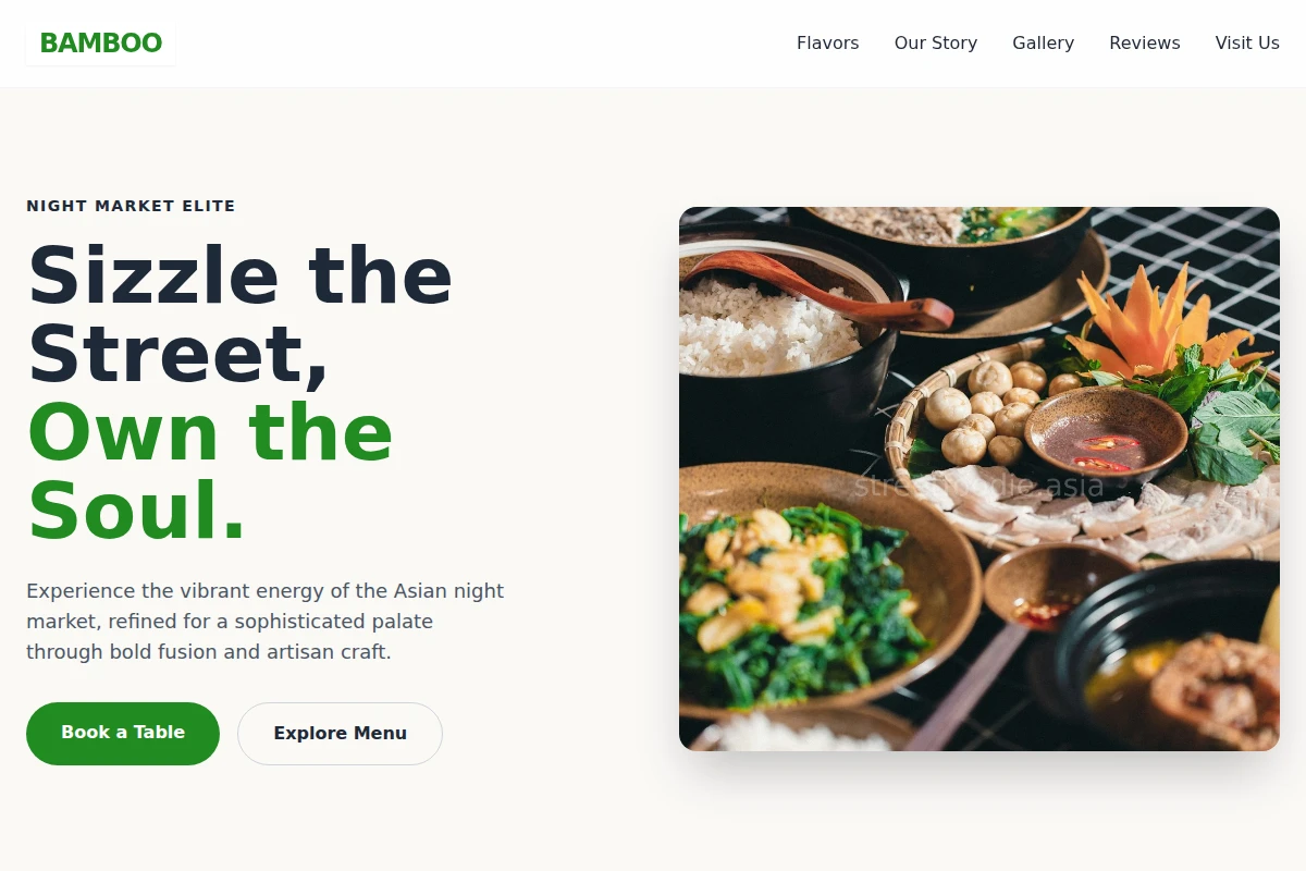 Bamboo Asian Fusion Food