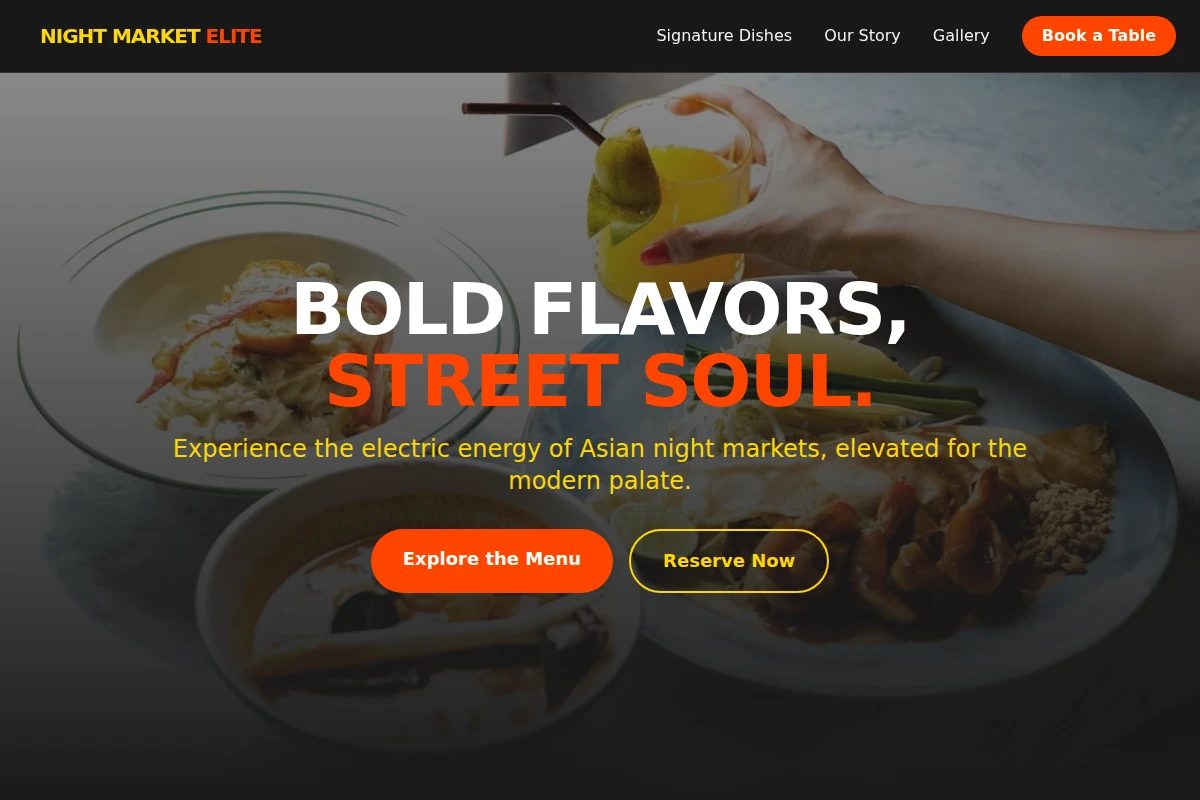 Fusion Asian Fusion Food