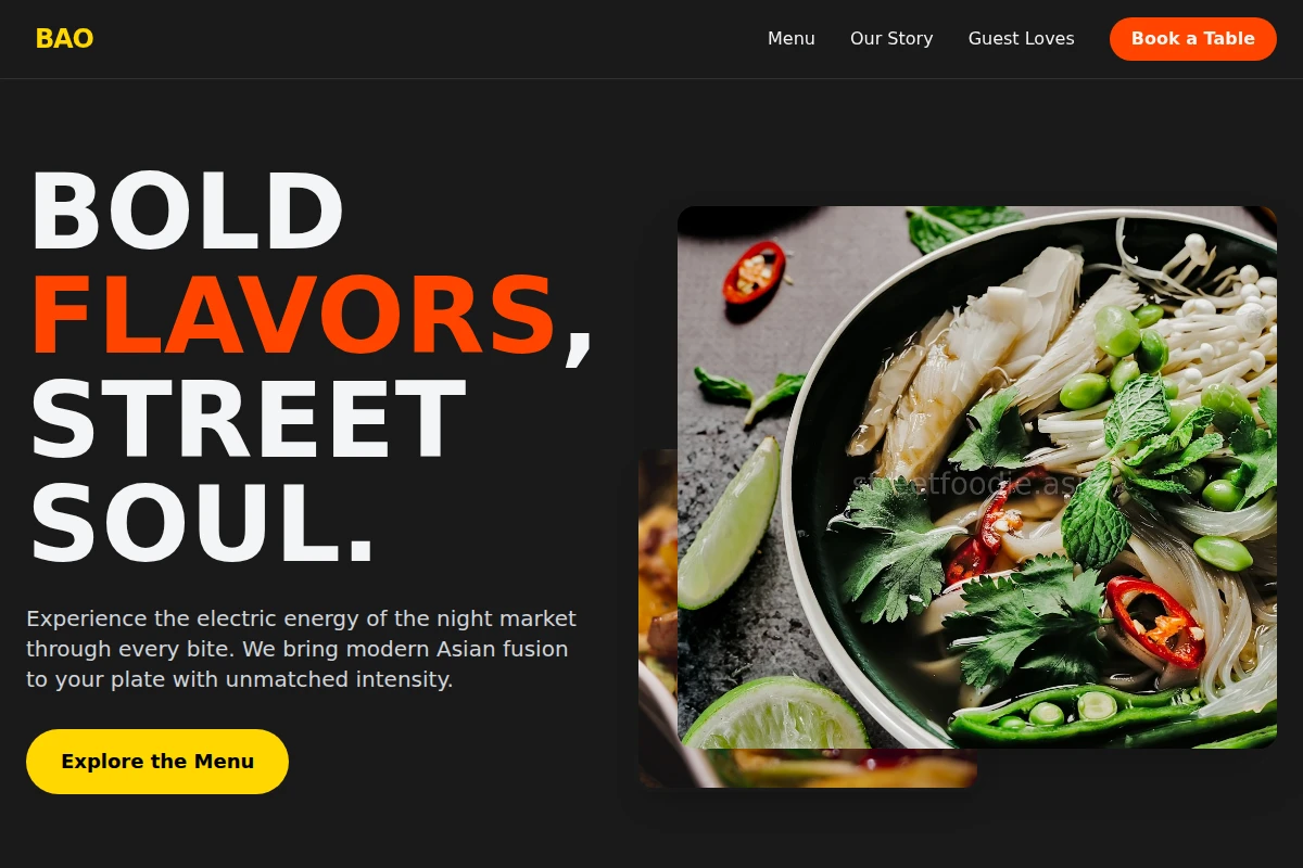 Bao Asian Fusion Food