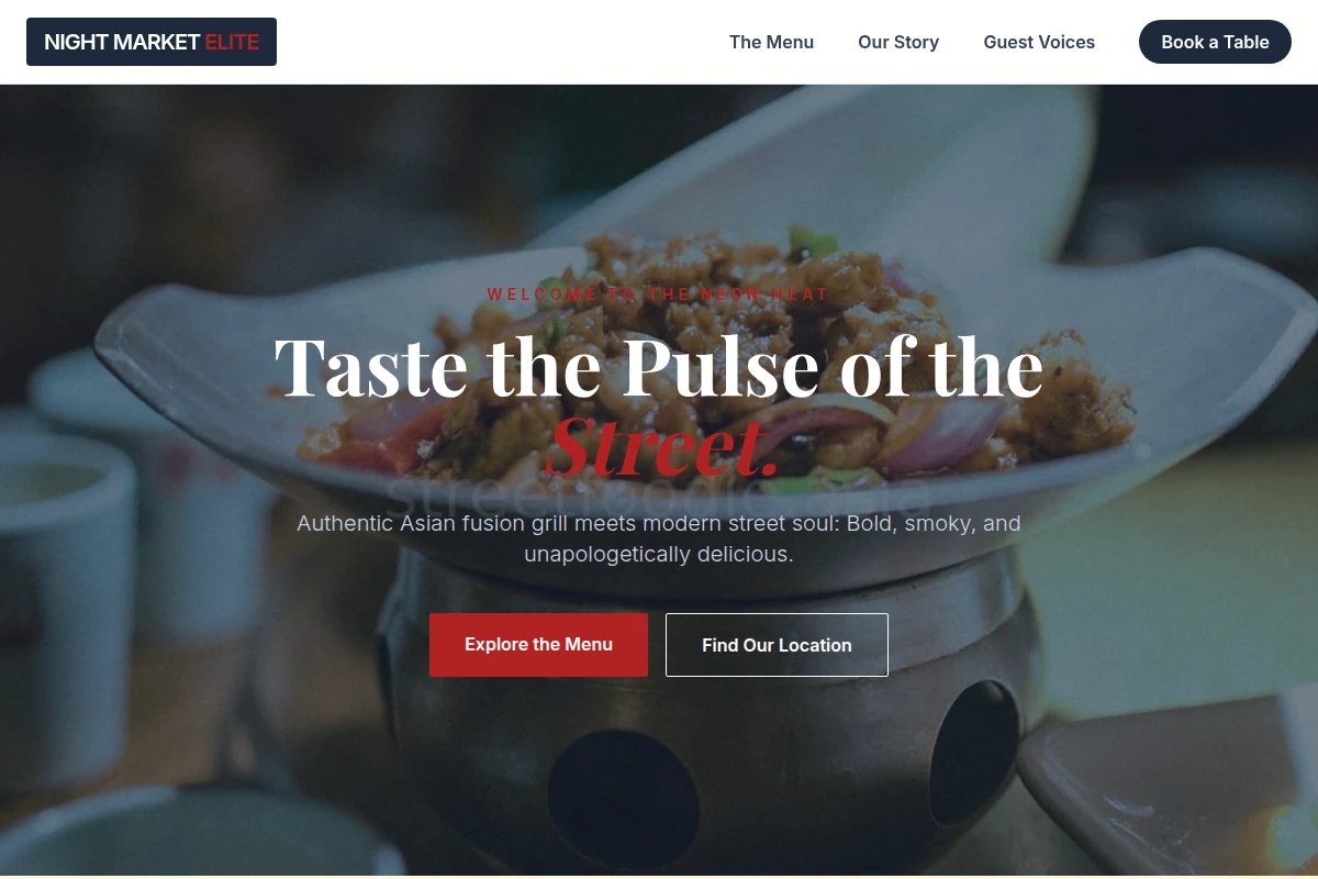 Grill Asian Fusion Food