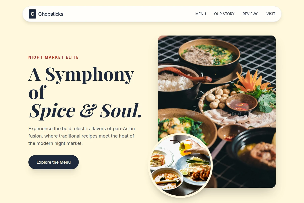 Chopsticks Asian Fusion Food