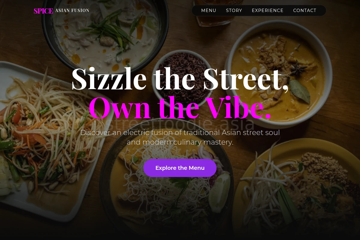 Spice Asian Fusion Food
