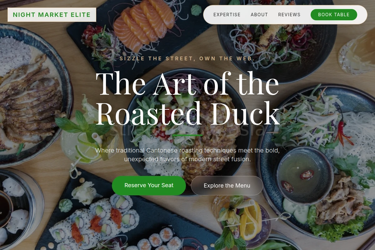 Duck Asian Fusion Food