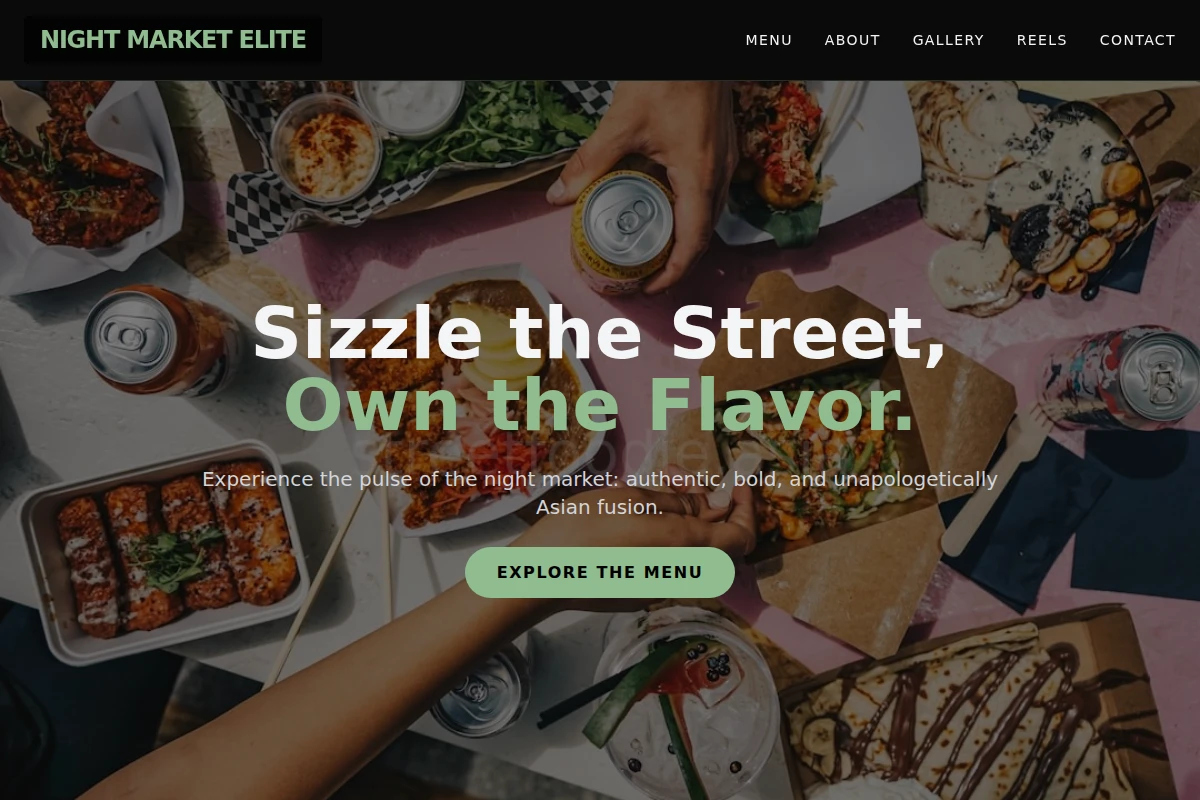 Street-Eats Asian Fusion Food
