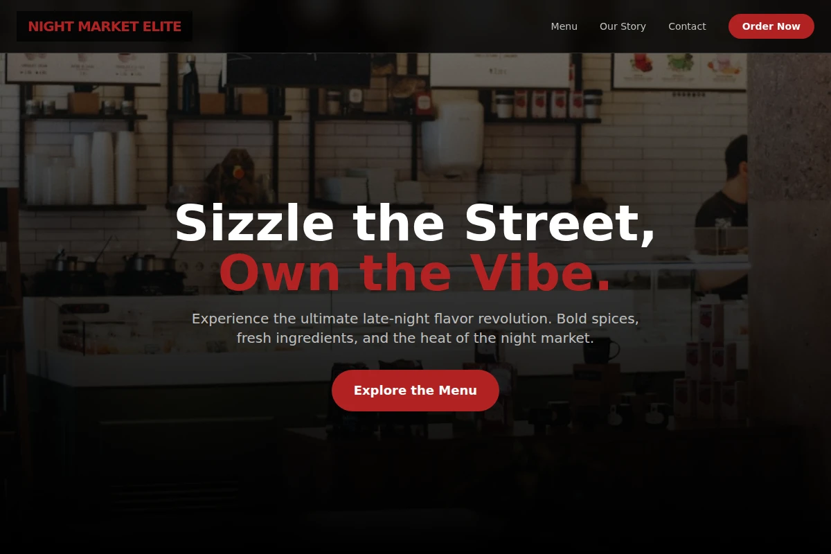 Street-Cart Cafe