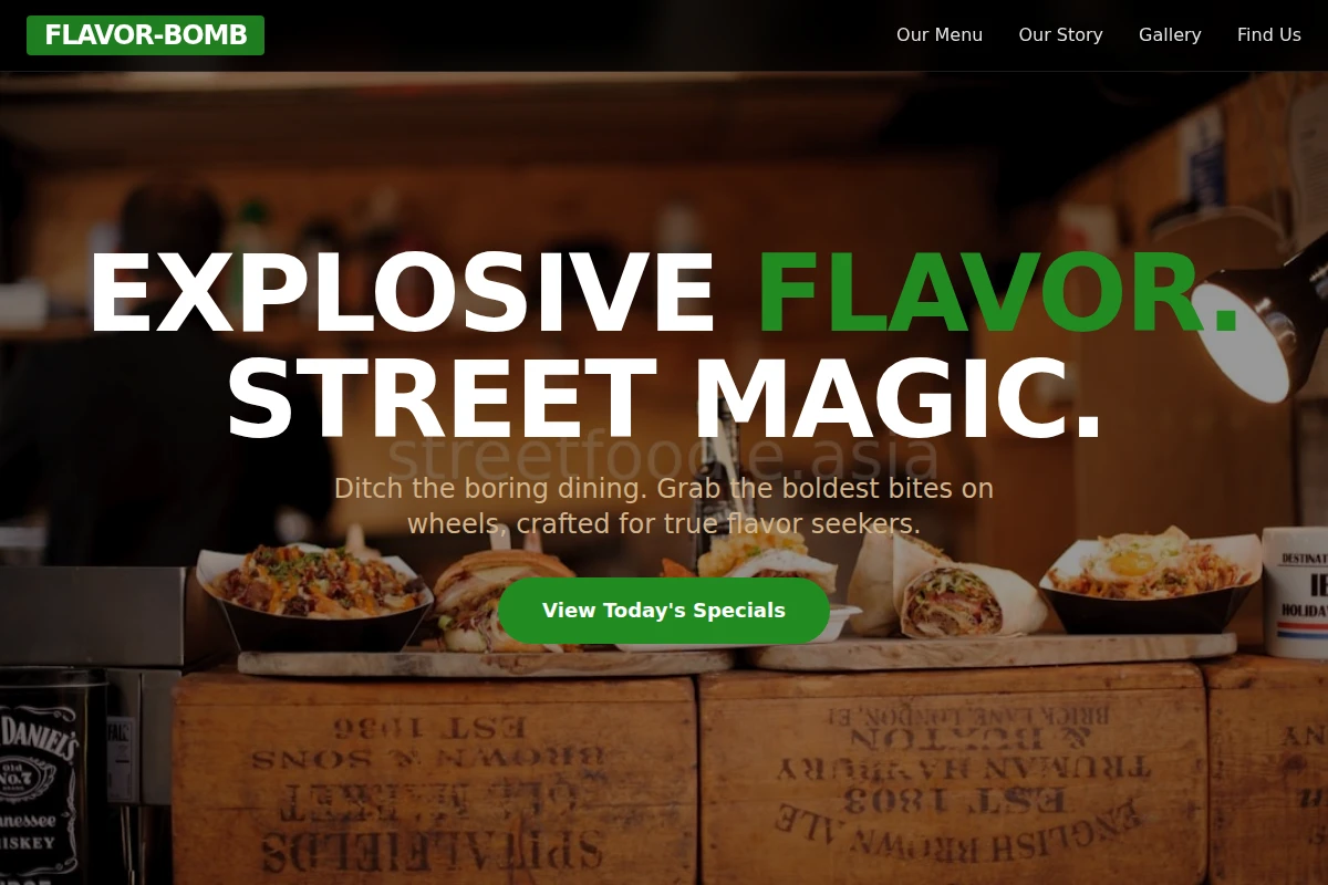 Flavor-Bomb Food Truck