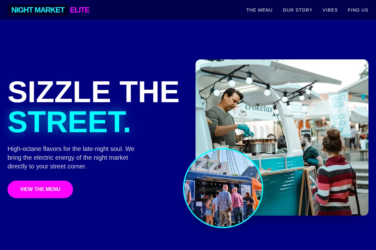 Neon Food Truck