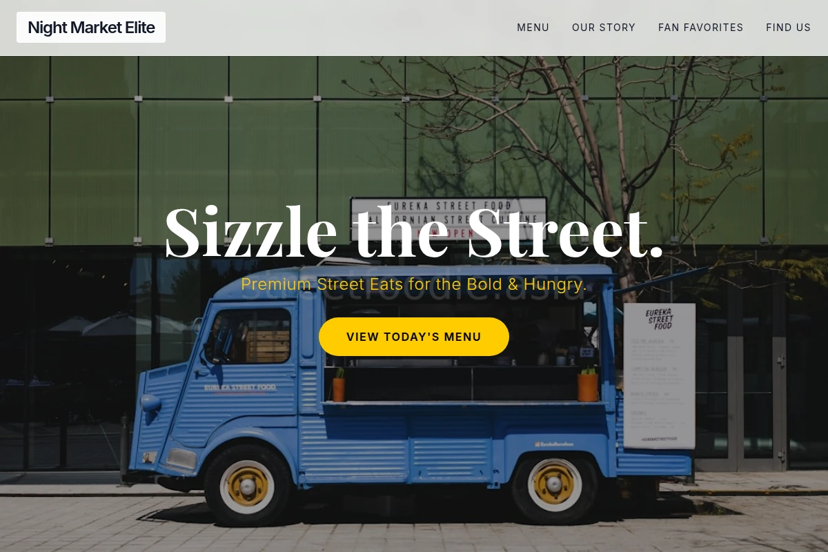 Street-Side Food Truck