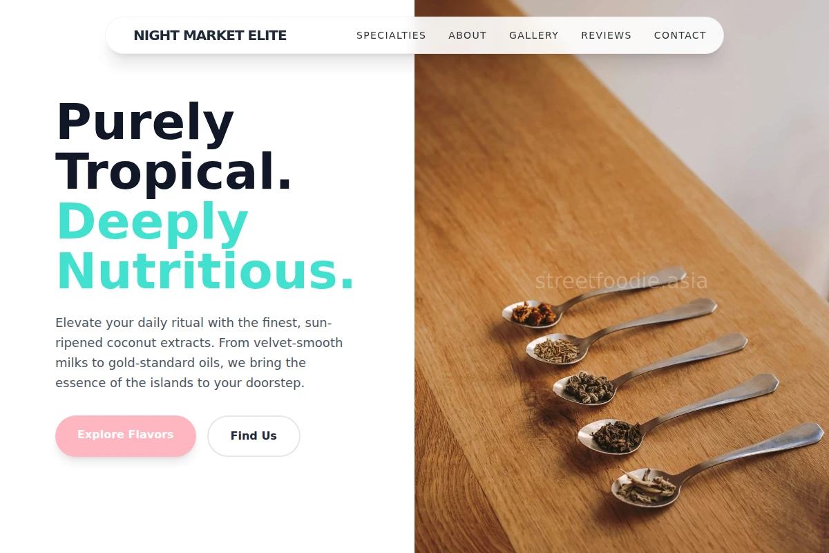 Coconut Specialty Food