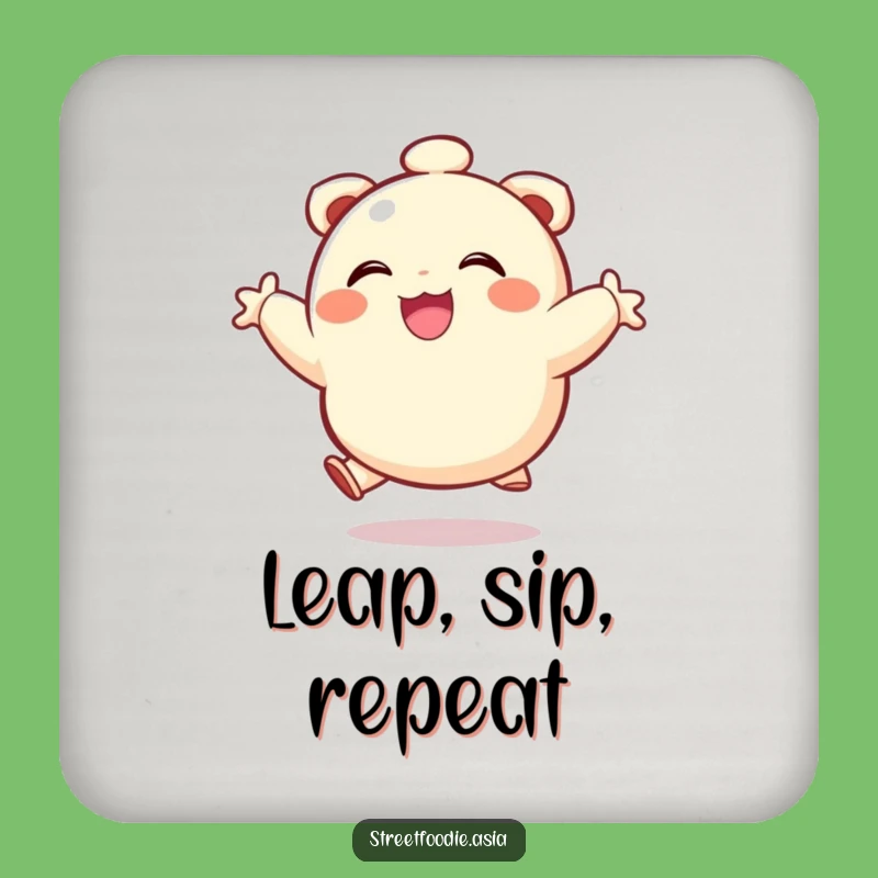 Funny Dumpling Joy Coaster: Protect Your Surfaces with a Smile