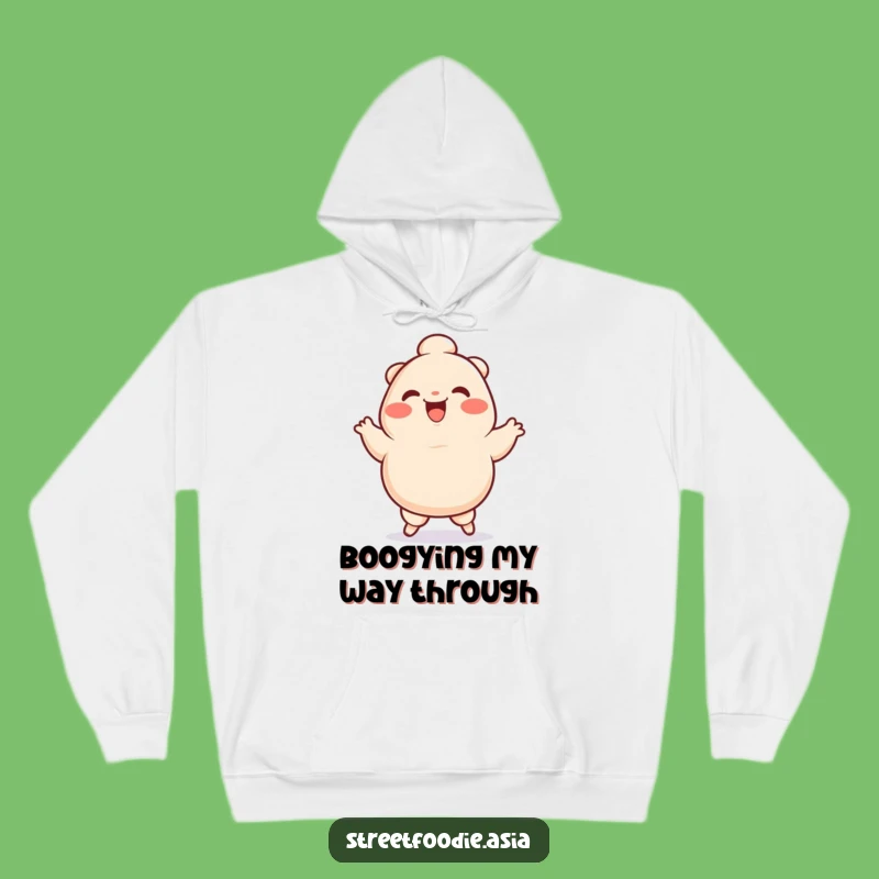 Cozy Funny Dumpling Jig Hoodie: Warmth Meets Whimsical Character Art