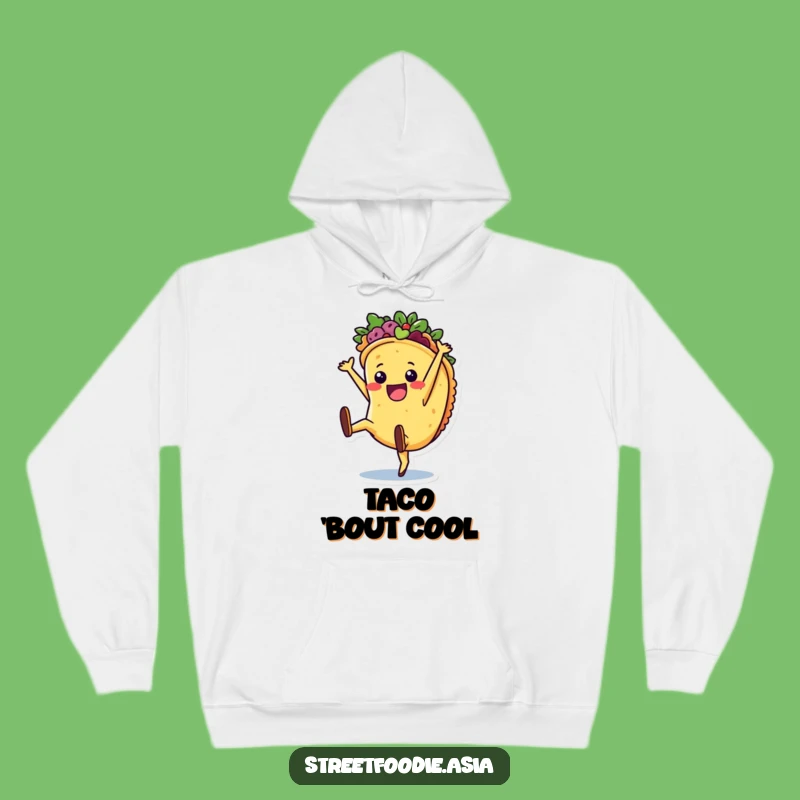 Cozy Funny Taco Cartwheel Hoodie: Warmth Meets Festive Foodie Fun