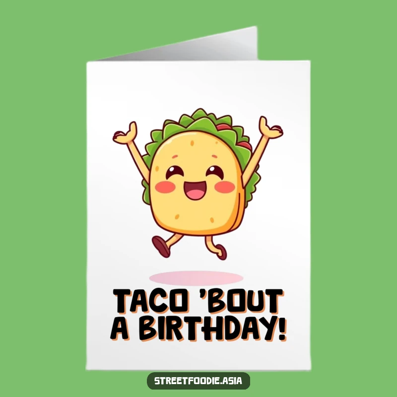 Happy Taco Birthday Card Free Printable: Celebrate with a Jump Download!