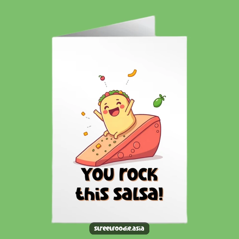 Free Printable Congrats Burrito Card: Funny Salsa Slide, Downloadable Art for Big Wins