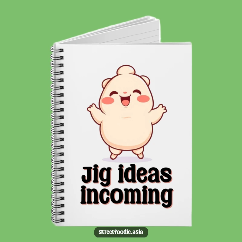 Funny Dumpling Jig Notebook: Jot Down Ideas with Hilarious Character Art