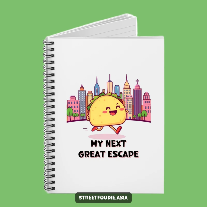 Funny Taco City Diary Notebook: Hilarious Journal for Foodie Thoughts & Notes Gift