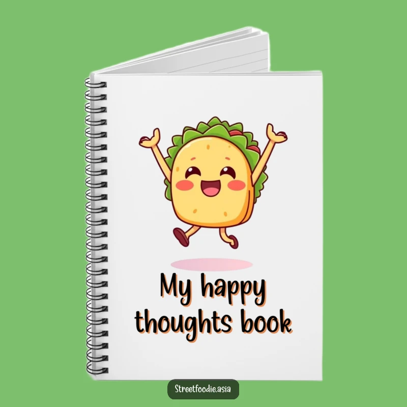 Funny Taco Jump Notebook: Capture Ideas with Festive Flair, Perfect Gift