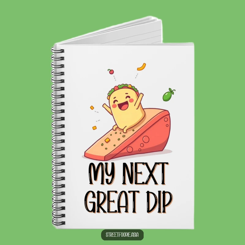 Funny Burrito Salsa Journal Notebook: Hilarious Foodie Notes & Ideas Gift