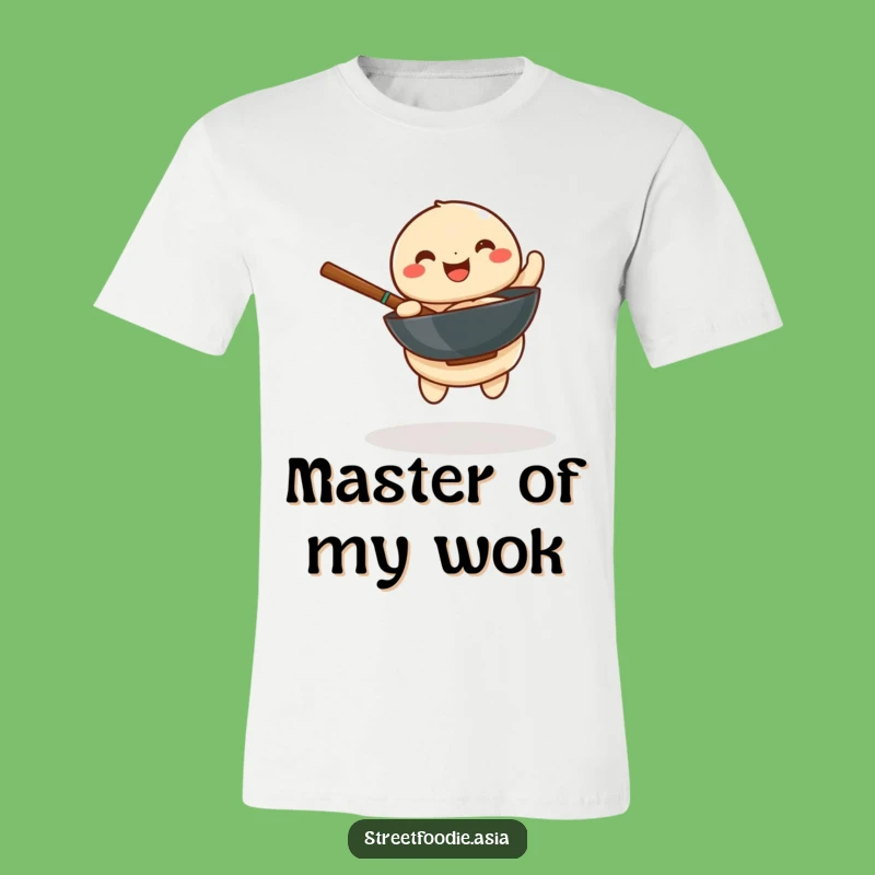 Funny Dumpling Wok Spin T-Shirt: Comical Foodie Apparel, Ideal Humorous Gift