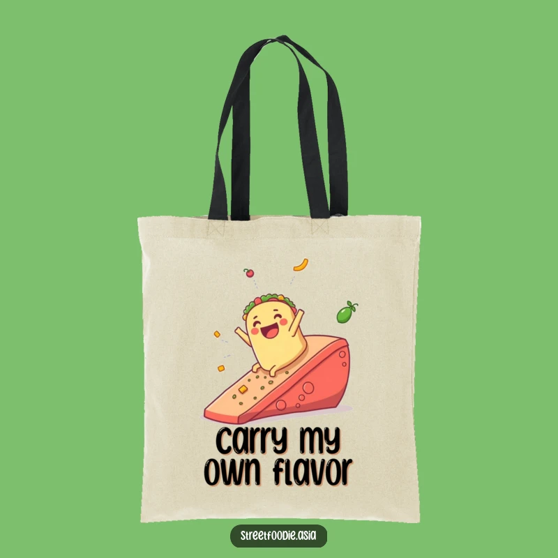 Funny Burrito Salsa Ramp Tote Bag: Practical & Humorous Carry-All Gift